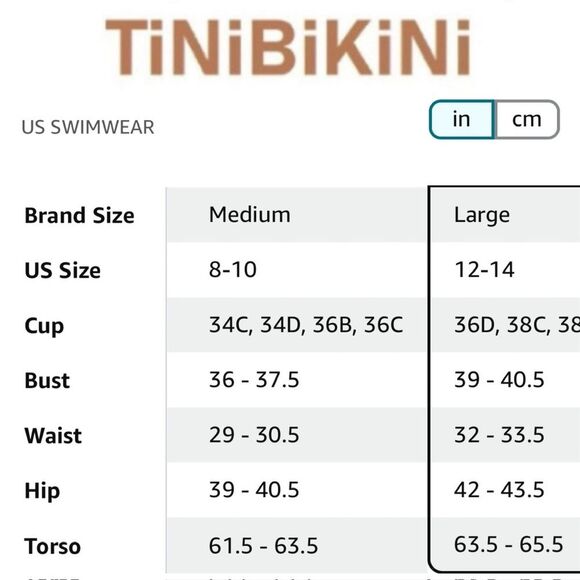 NWT TiniBikini Ribbed Two Piece Set Zipper Swimsuit Tangerine Orange Size Medium - Picture 13 of 14